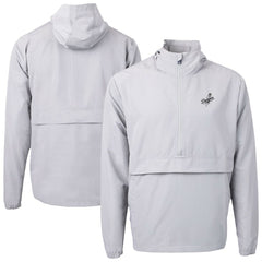 Los Angeles Dodgers Cutter & Buck Charter Eco Recycled Anorak Half-Zip Hoodie Jacket | MLB New