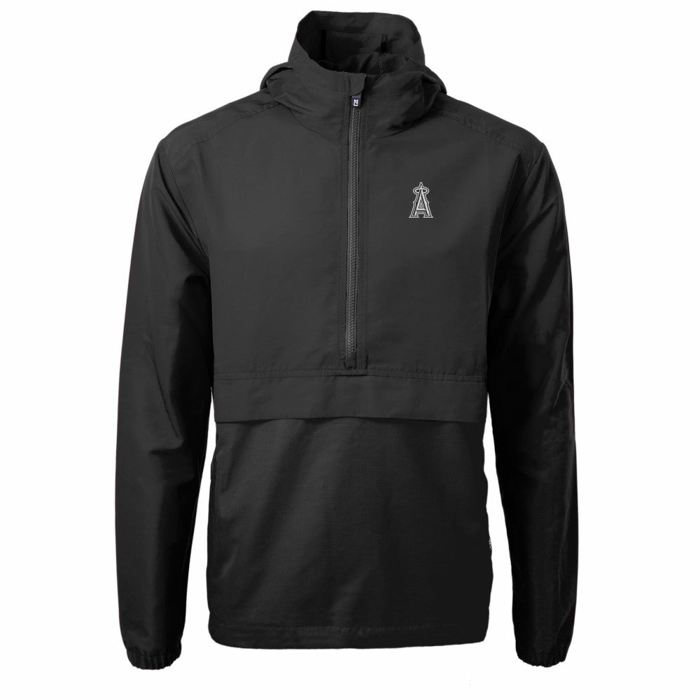 Los Angeles Angels Cutter & Buck Charter Eco Recycled Anorak Half-Zip Hoodie Jacket | MLB Online
