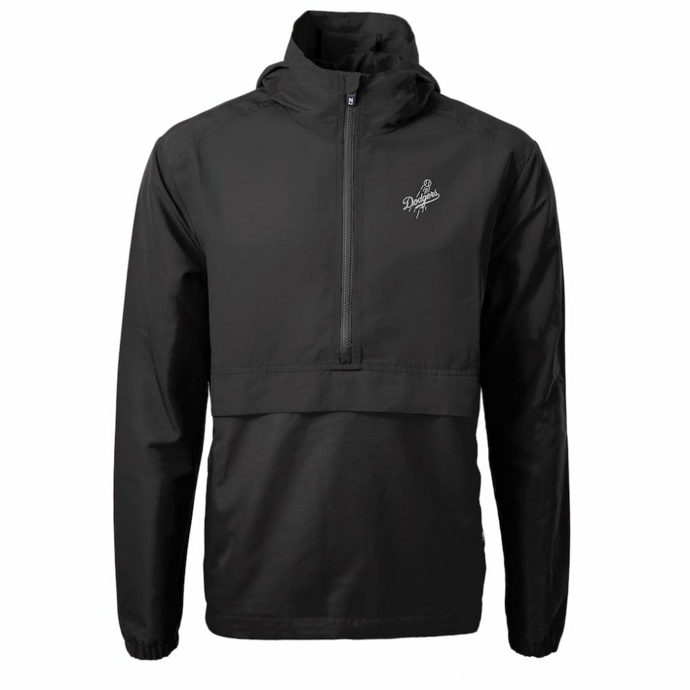 Los Angeles Dodgers Cutter & Buck Charter Eco Recycled Anorak Half-Zip Hoodie Jacket | MLB Outlet