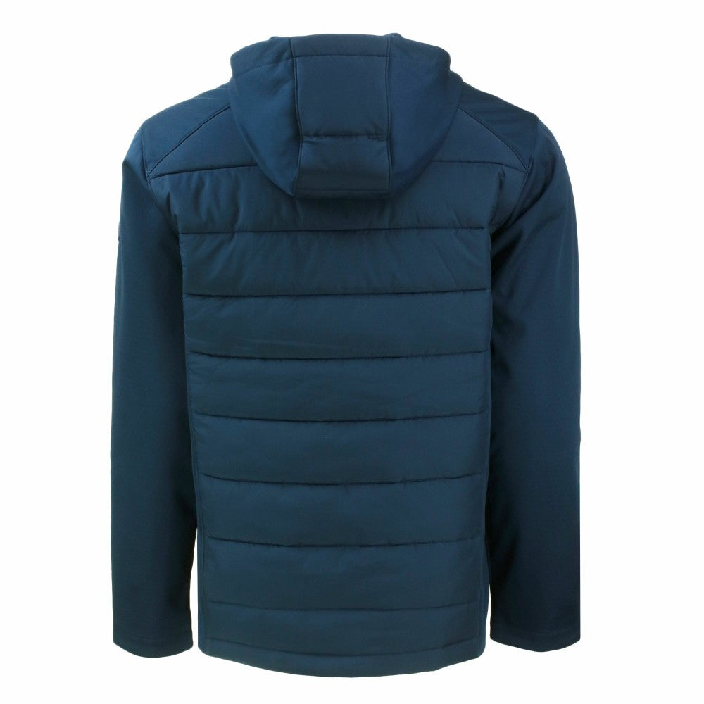 New York Mets Cutter & Buck Evoke Hybrid Eco Softshell Recycled Full-Zip Hooded Jacket | MLB On Sale