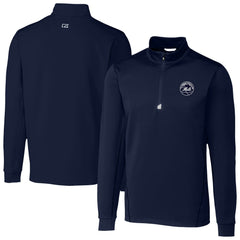 New York Mets Cutter & Buck Traverse Eco Tri-Blend DryTec Quarter-Zip Jacket | MLB Online
