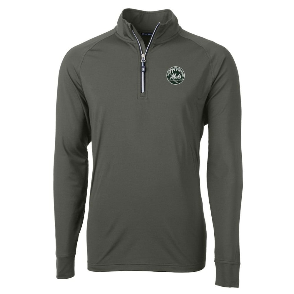 New York Mets Cutter & Buck Adapt Eco Raglan Quarter-Zip Jacket | MLB Near me