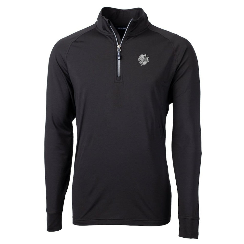 New York Yankees Cutter & Buck Adapt Eco Raglan Quarter-Zip Jacket | MLB On Sale