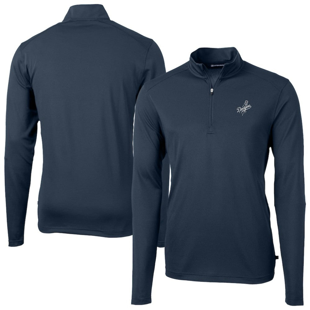 Los Angeles Dodgers Cutter & Buck Virtue Eco Pique Quarter-Zip Jacket | MLB For sale