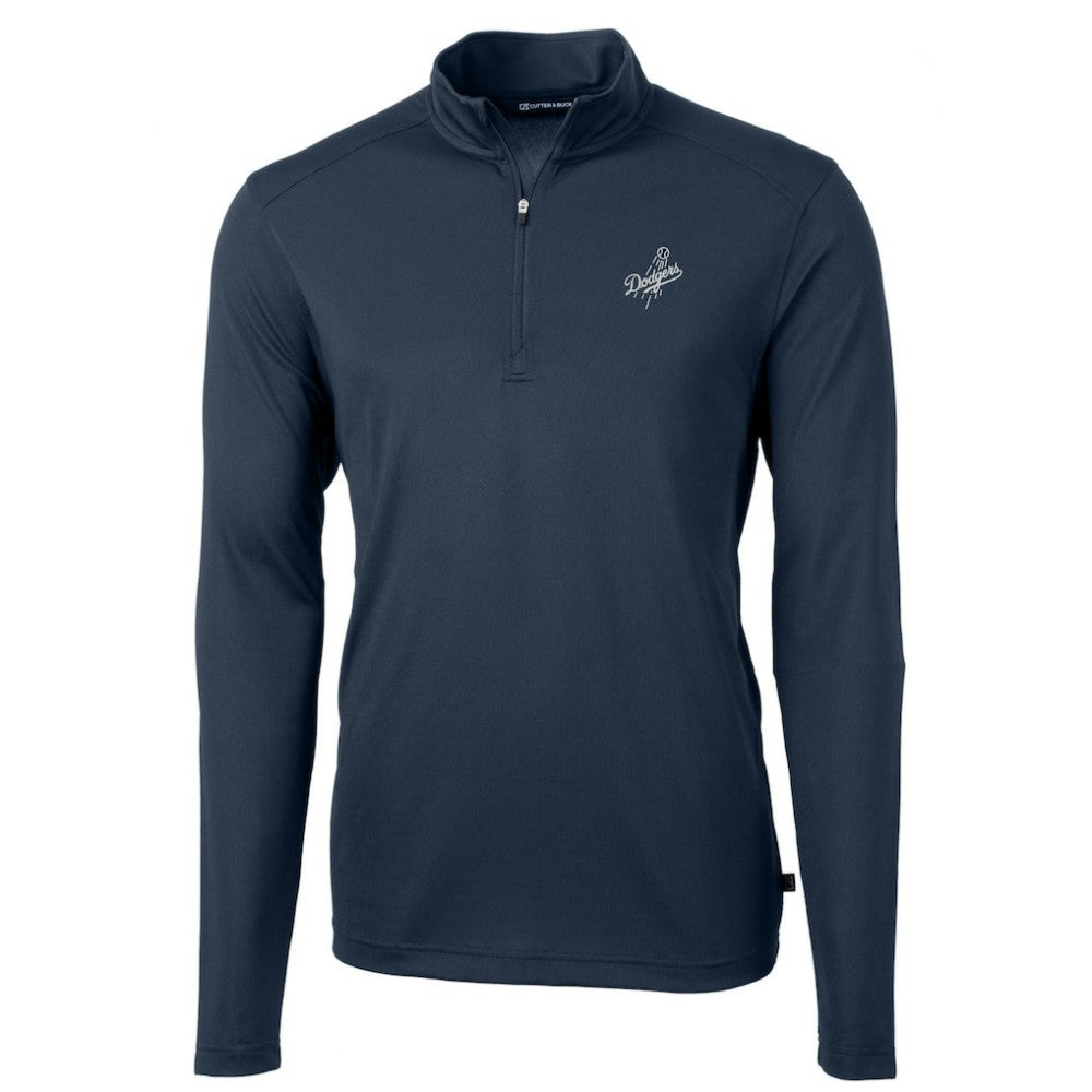 Los Angeles Dodgers Cutter & Buck Virtue Eco Pique Quarter-Zip Jacket | MLB For sale