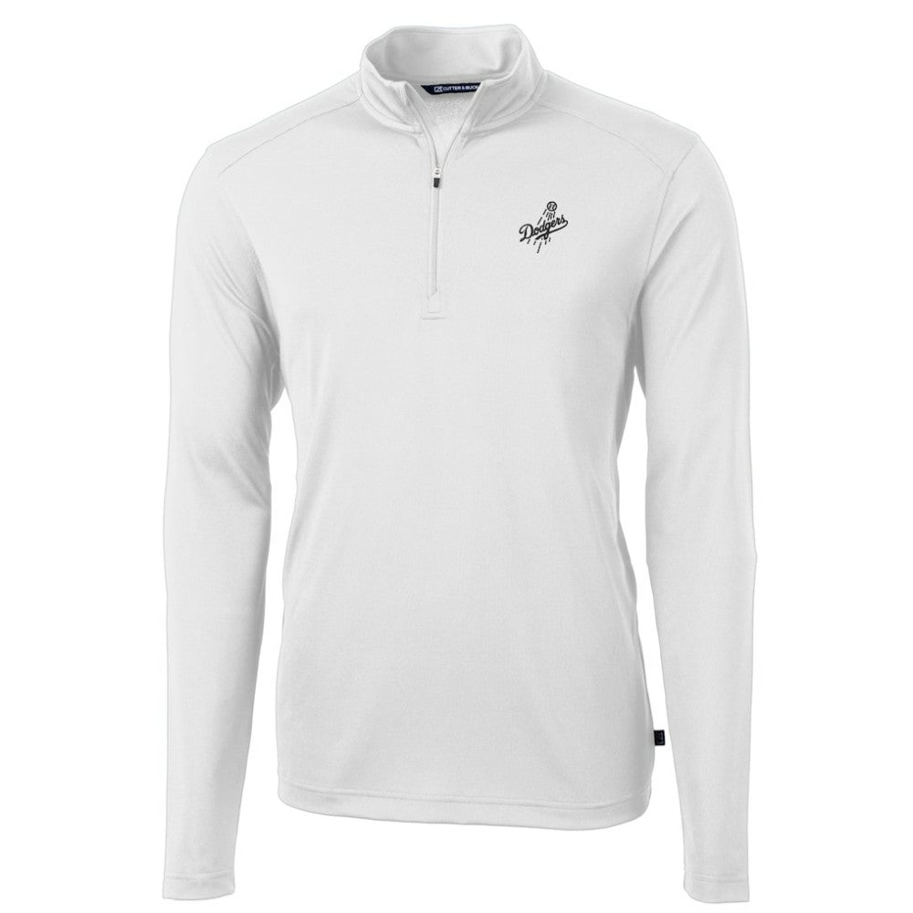 Los Angeles Dodgers Cutter & Buck Virtue Eco Pique Quarter-Zip Jacket | MLB Outlet
