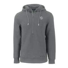 New York Yankees Cutter & Buck Roam Eco Recycled Tri-Blend Half-Zip Hoodie | MLB New