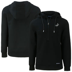 Los Angeles Dodgers Cutter & Buck Roam Eco Recycled Tri-Blend Half-Zip Hoodie | MLB Outlet