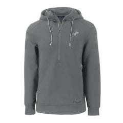 Los Angeles Dodgers Cutter & Buck Roam Eco Recycled Tri-Blend Half-Zip Hoodie | MLB On Sale