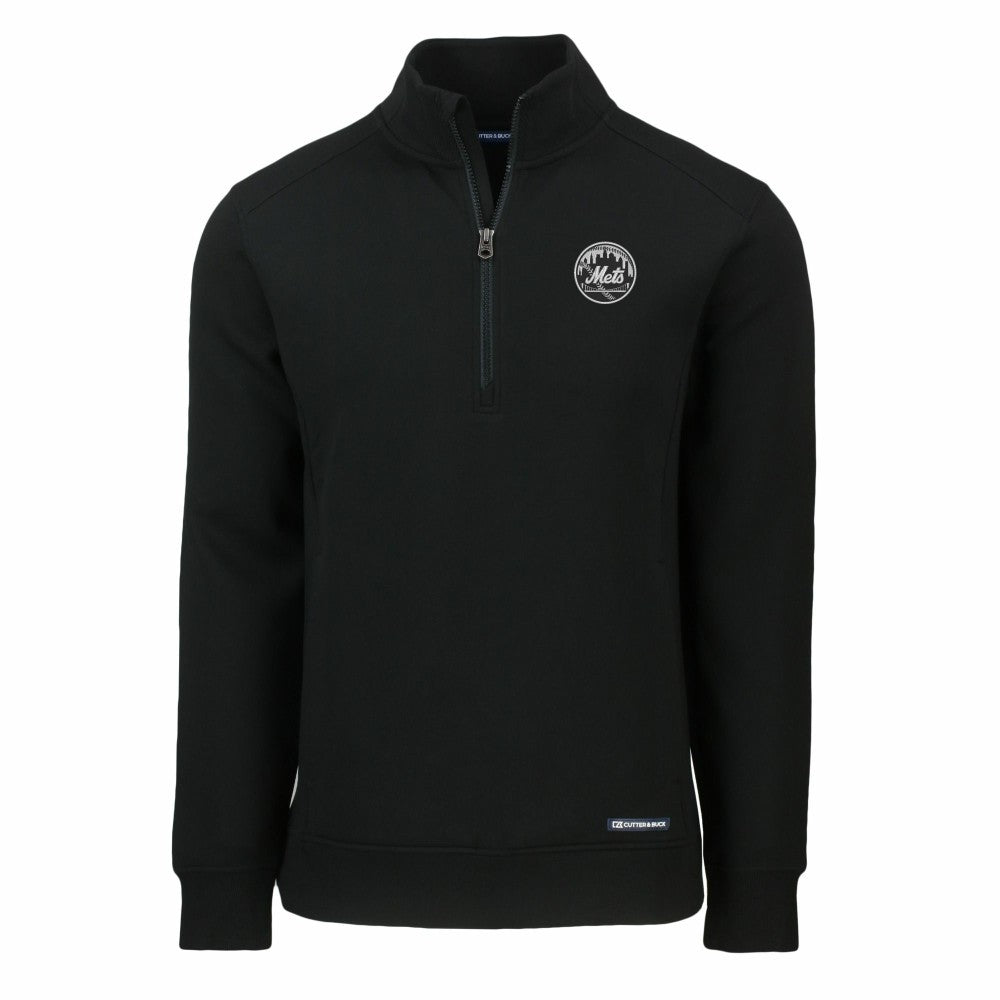 New York Mets Cutter & Buck Roam Eco Quarter-Zip Jacket | MLB Outlet