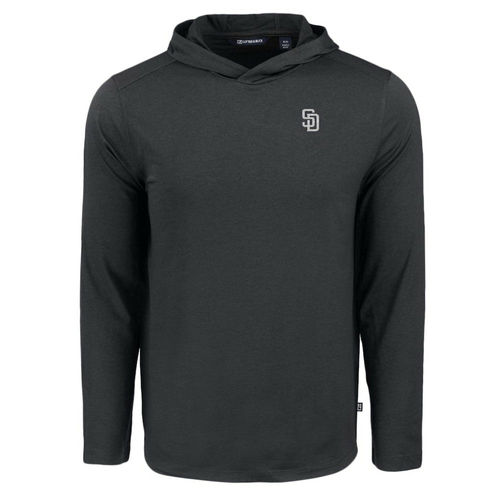 San Diego Padres Cutter & Buck Coastline Epic Comfort Eco Recycled Hoodie T-Shirt | MLB US