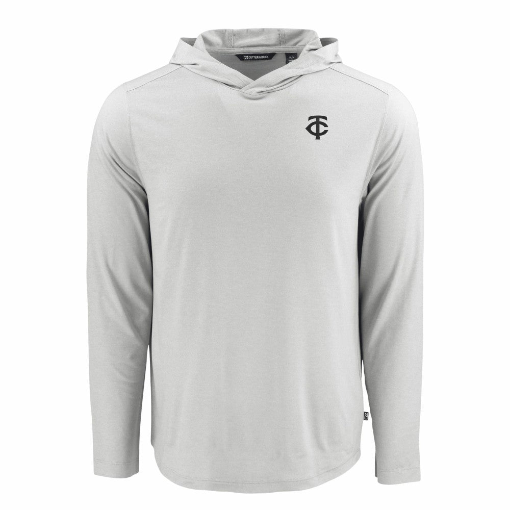 Minnesota Twins Cutter & Buck Coastline Epic Comfort Eco Recycled Hoodie T-Shirt | MLB Outlet