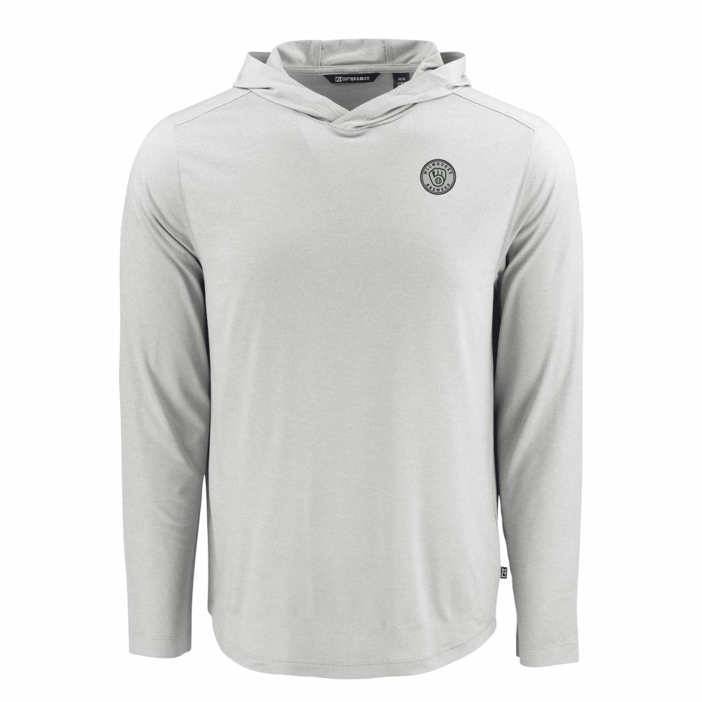 Milwaukee Brewers Cutter & Buck Coastline Epic Comfort Eco Recycled Hoodie T-Shirt | MLB Sale