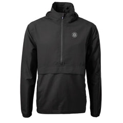 Seattle Mariners Cutter & Buck Charter Eco Recycled Anorak Half-Zip Hoodie Jacket | MLB New