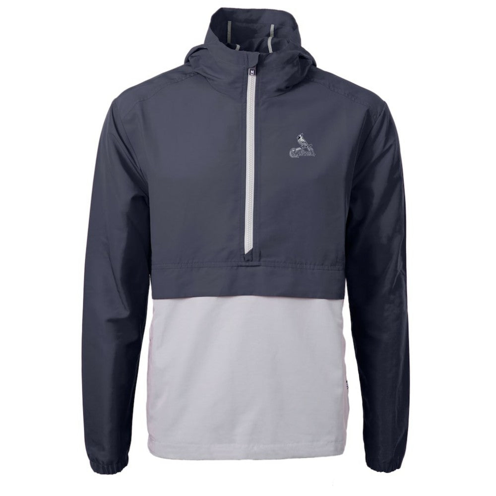 St. Louis Cardinals Cutter & Buck Charter Eco Recycled Anorak Half-Zip Hoodie Jacket | MLB For sale