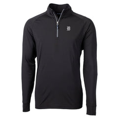 Detroit Tigers Cutter & Buck Big & Tall Adapt Eco DryTec Raglan Quarter-Zip Jacket | MLB Sale