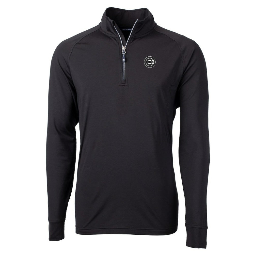 Chicago Cubs Cutter & Buck Big & Tall Adapt Eco DryTec Raglan Quarter-Zip Jacket | MLB New