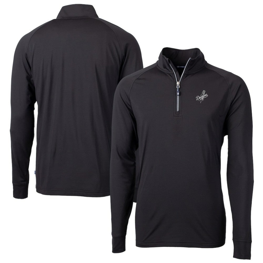 Los Angeles Dodgers Cutter & Buck Big & Tall Adapt Eco DryTec Raglan Quarter-Zip Jacket | MLB New
