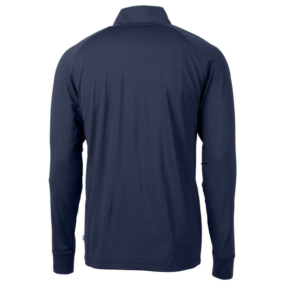 Los Angeles Dodgers Cutter & Buck Big & Tall Adapt Eco DryTec Raglan Quarter-Zip Jacket | MLB On Sale