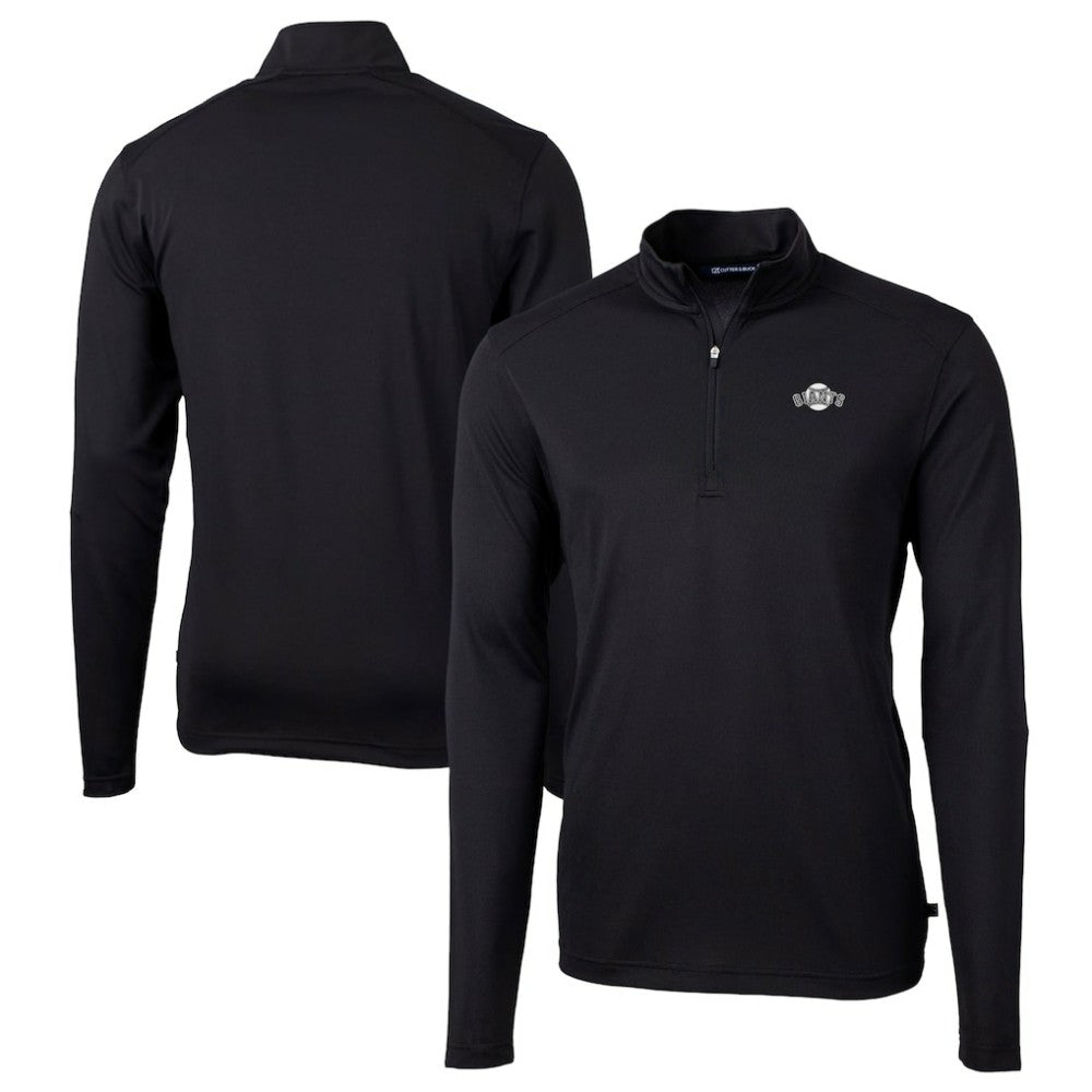 San Francisco Giants Cutter & Buck Big & Tall Virtue Eco Pique Quarter-Zip Jacket | MLB For sale