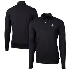 San Francisco Giants Cutter & Buck Big & Tall Virtue Eco Pique Quarter-Zip Jacket | MLB For sale
