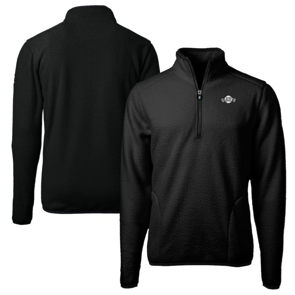 San Francisco Giants Cutter & Buck Big & Tall Cascade Eco Fleece Quarter-Zip Jacket | MLB For sale