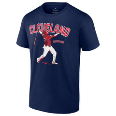 Jose Ramirez Cleveland Guardians Player Swing T-Shirt | MLB On Sale