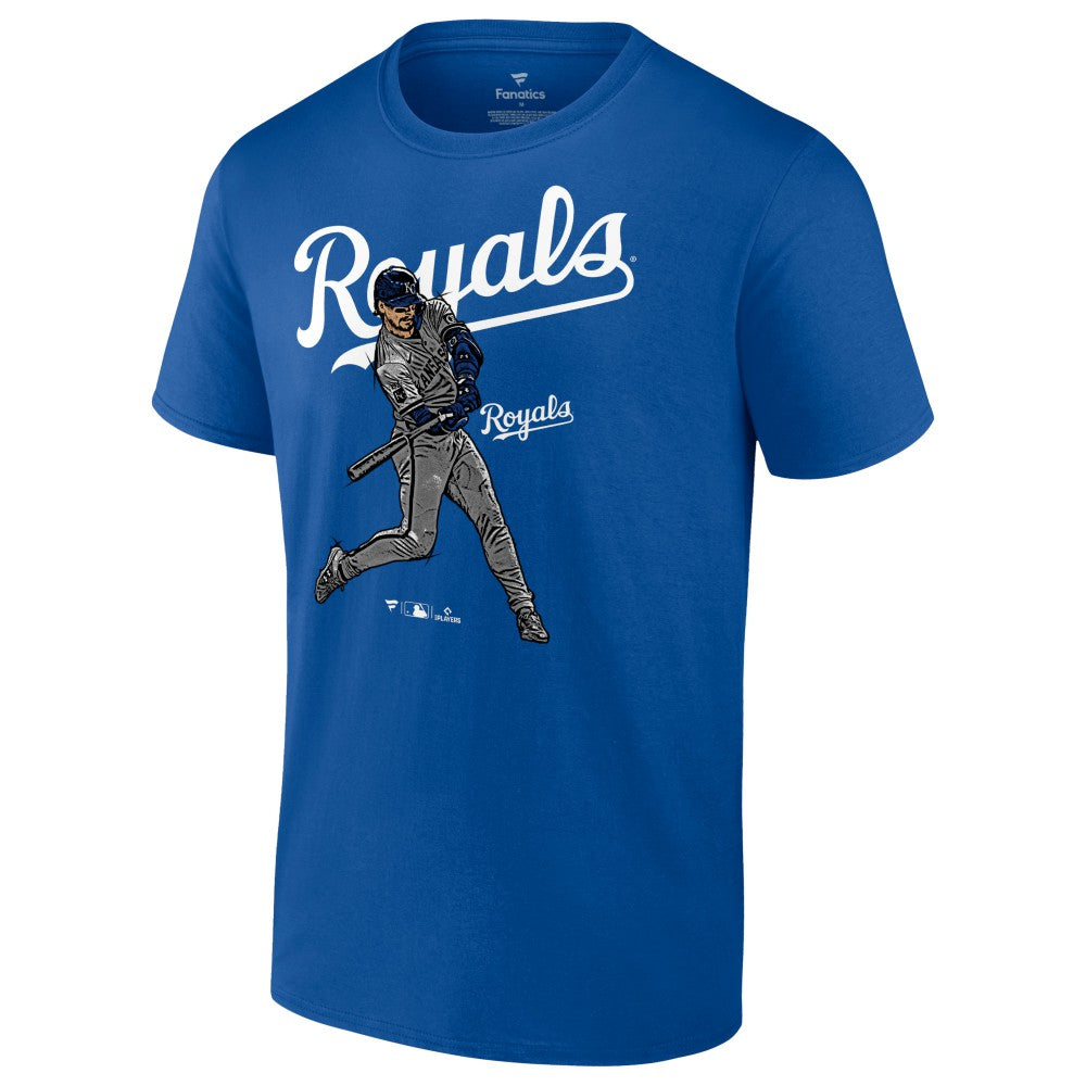 Bobby Witt Jr. Kansas City Royals Player Swing T-Shirt | MLB Near me
