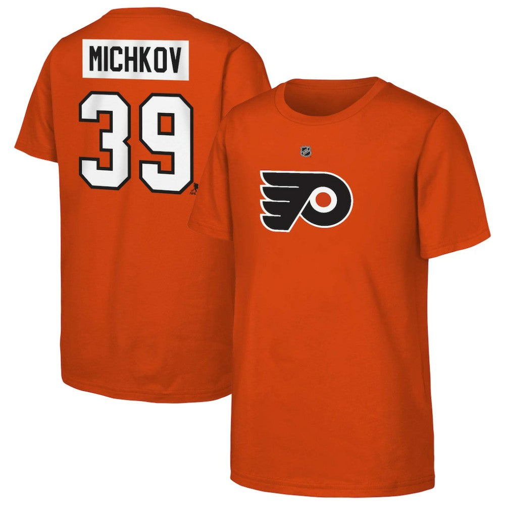 Matvei Michkov Philadelphia Flyers Youth Player Name & Number T-Shirt For Sale