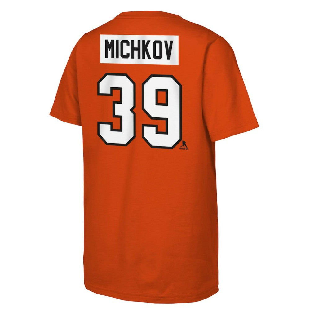Matvei Michkov Philadelphia Flyers Youth Player Name & Number T-Shirt For Sale