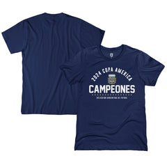 Argentina National Team 1863FC 2024 Copa America Champions T-Shirt Navy