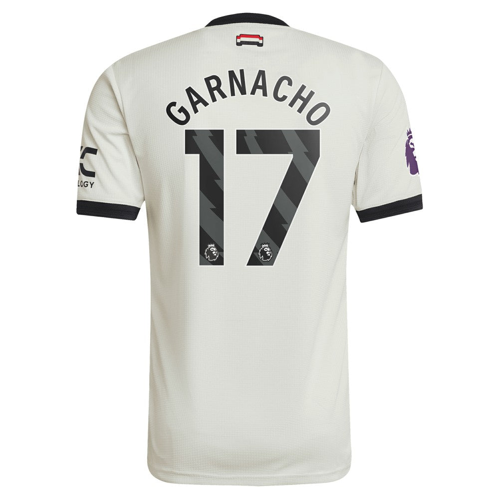 Alejandro Garnacho Manchester United Originals 2024/25 Third Jersey Cream - Adidas