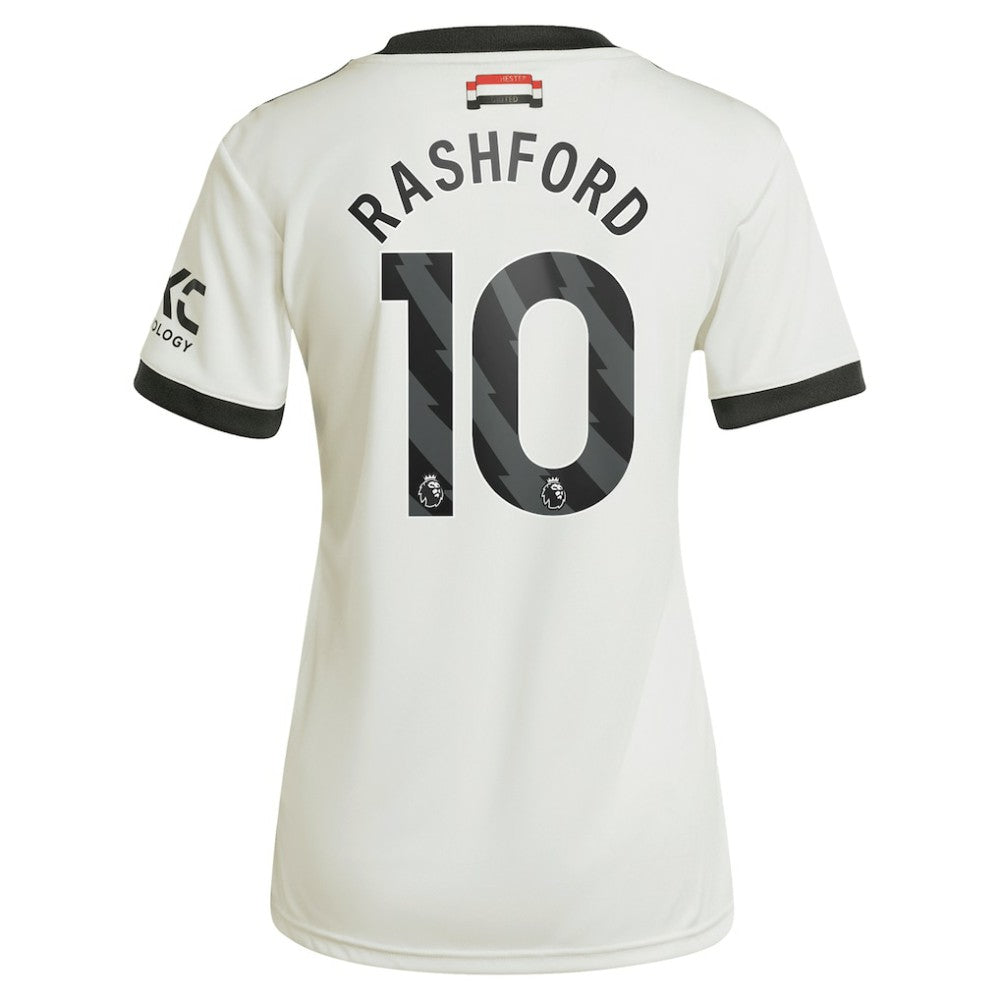 Marcus Rashford Manchester United Originals Women's 2024/25 Third Replica Jersey Cream - Adidas