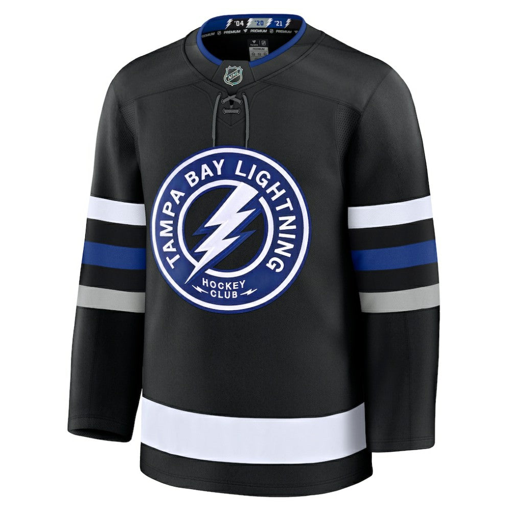 Tampa Bay Lightning Fanatics Alternate Premium Jersey On Sale