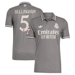 Jude Bellingham Real Madrid Originals 2024/25 Third Player Jersey Charcoal - Adidas