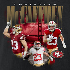 San Francisco 49ers Fanatics Christian McCaffrey  Notorious Player Graphic T-Shirt