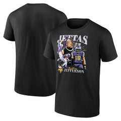 Minnesota Vikings Fanatics Justin Jefferson  Notorious Player Graphic T-Shirt