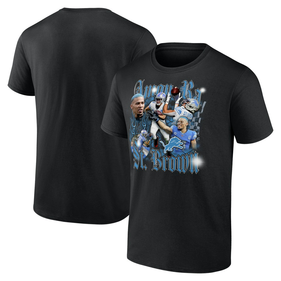 Detroit Lions Fanatics Amon-Ra St. Brown  Notorious Player Graphic T-Shirt