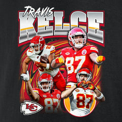 Kansas City Chiefs Fanatics Travis Kelce  Notorious Player Graphic T-Shirt