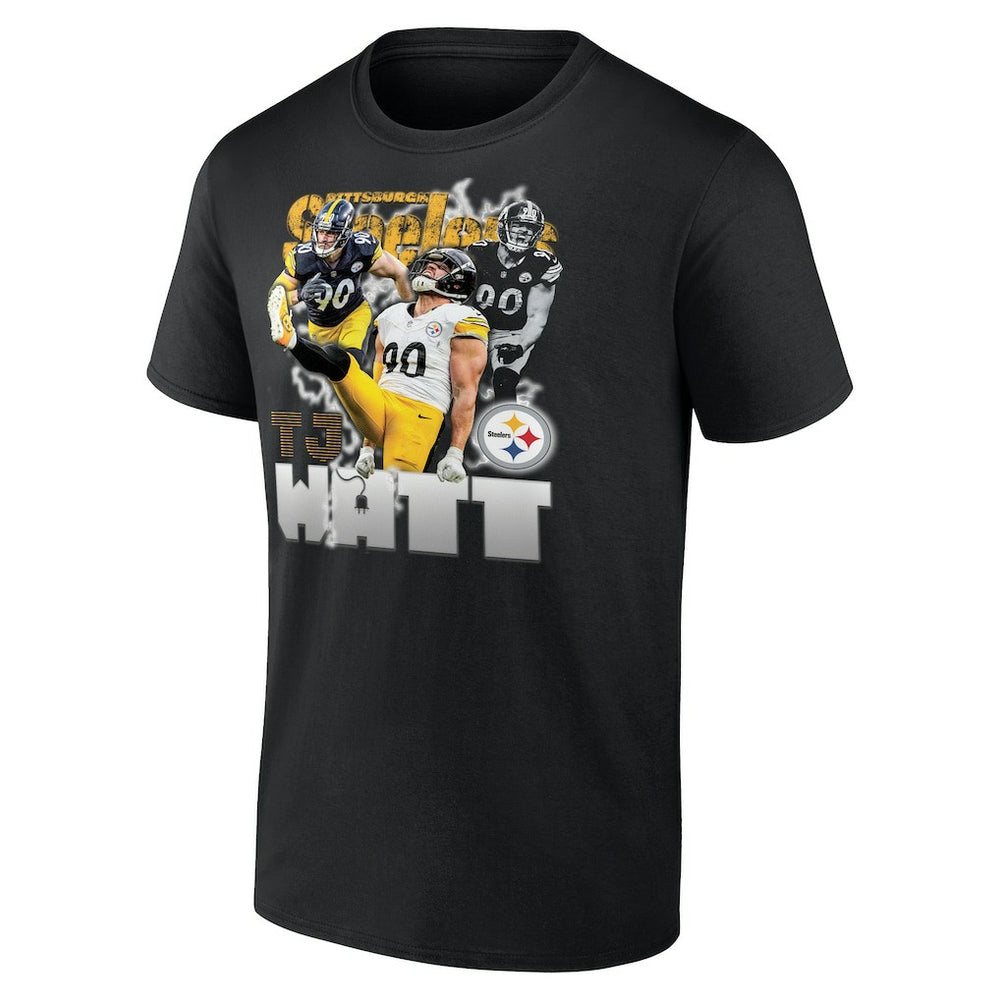 Pittsburgh Steelers Fanatics T.J. Watt  Notorious Player Graphic T-Shirt