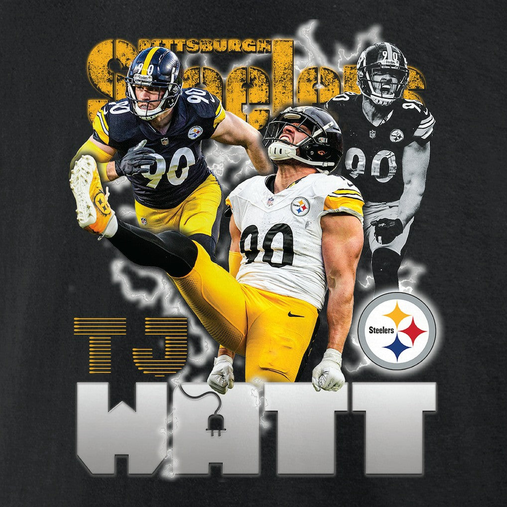 Pittsburgh Steelers Fanatics T.J. Watt  Notorious Player Graphic T-Shirt