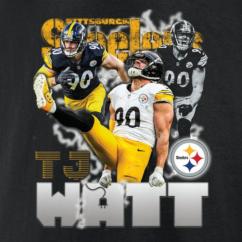 Pittsburgh Steelers Fanatics T.J. Watt  Notorious Player Graphic T-Shirt