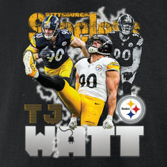 Pittsburgh Steelers Fanatics T.J. Watt  Notorious Player Graphic T-Shirt