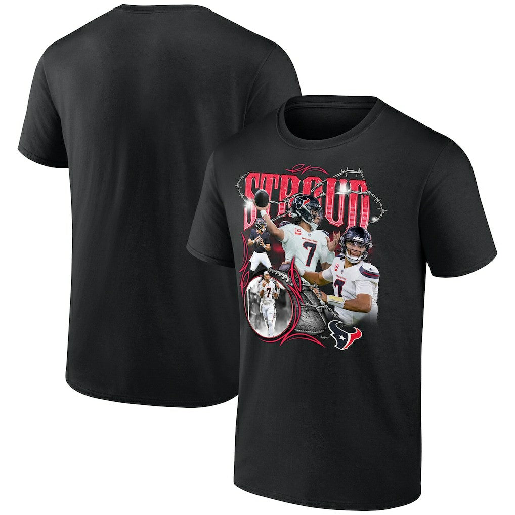 Houston Texans Fanatics C.J. Stroud  Notorious Player Graphic T-Shirt