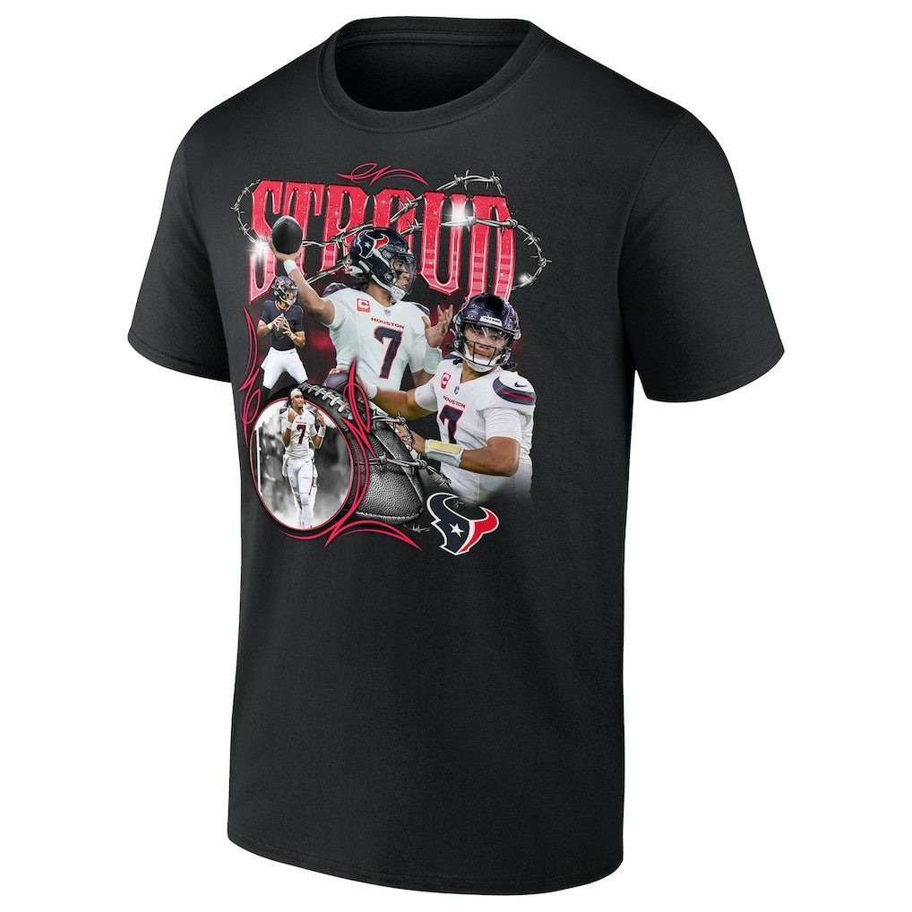 Houston Texans Fanatics C.J. Stroud  Notorious Player Graphic T-Shirt