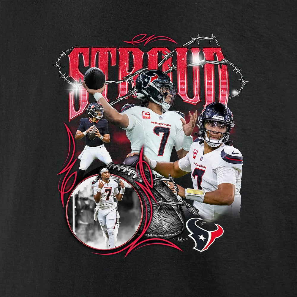 Houston Texans Fanatics C.J. Stroud  Notorious Player Graphic T-Shirt