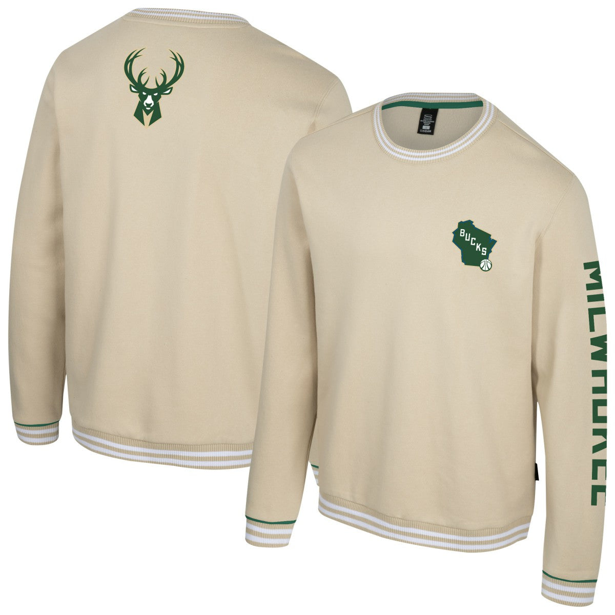 Milwaukee Bucks Stadium Essentials Unisex Halftime Pullover Sweatshirt Discount
