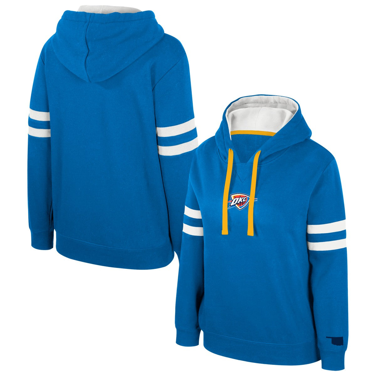 Oklahoma City Thunder Stadium Essentials Women's Road Game Pullover Hoodie New