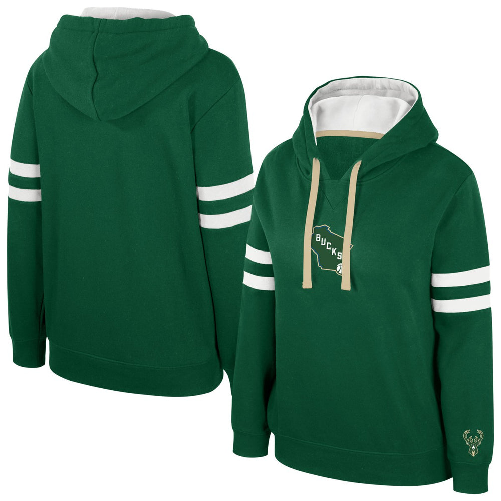 Milwaukee Bucks Stadium Essentials Women's Road Game Pullover Hoodie Online