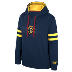 Denver Nuggets Stadium Essentials Women's Road Game Pullover Hoodie sale Discount
